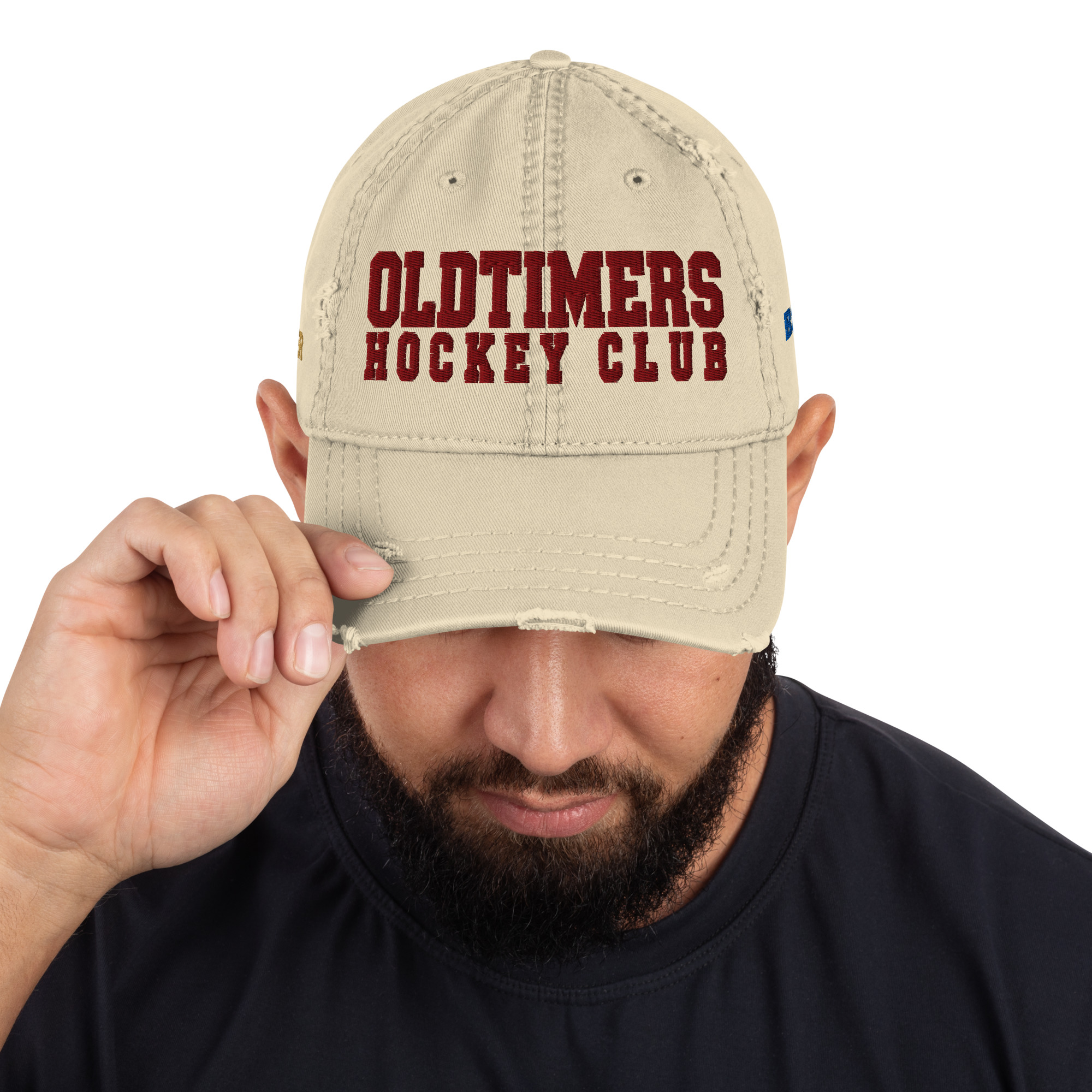 Oldtimers Hockey Distressed Hat
